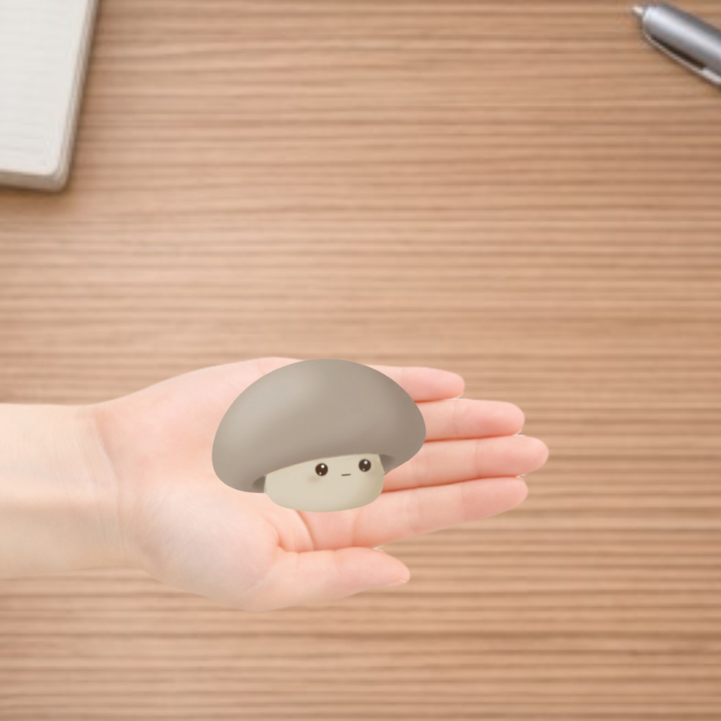 No.19 Mogu左向きシンプルステッカー(クリア)