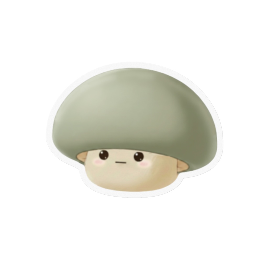 No.22 Kiri右向きシンプルステッカー(クリア)