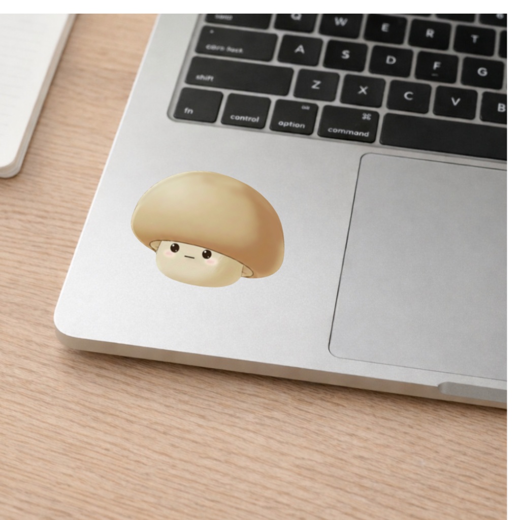 No.23  Kine右向きシンプルステッカー（クリア）