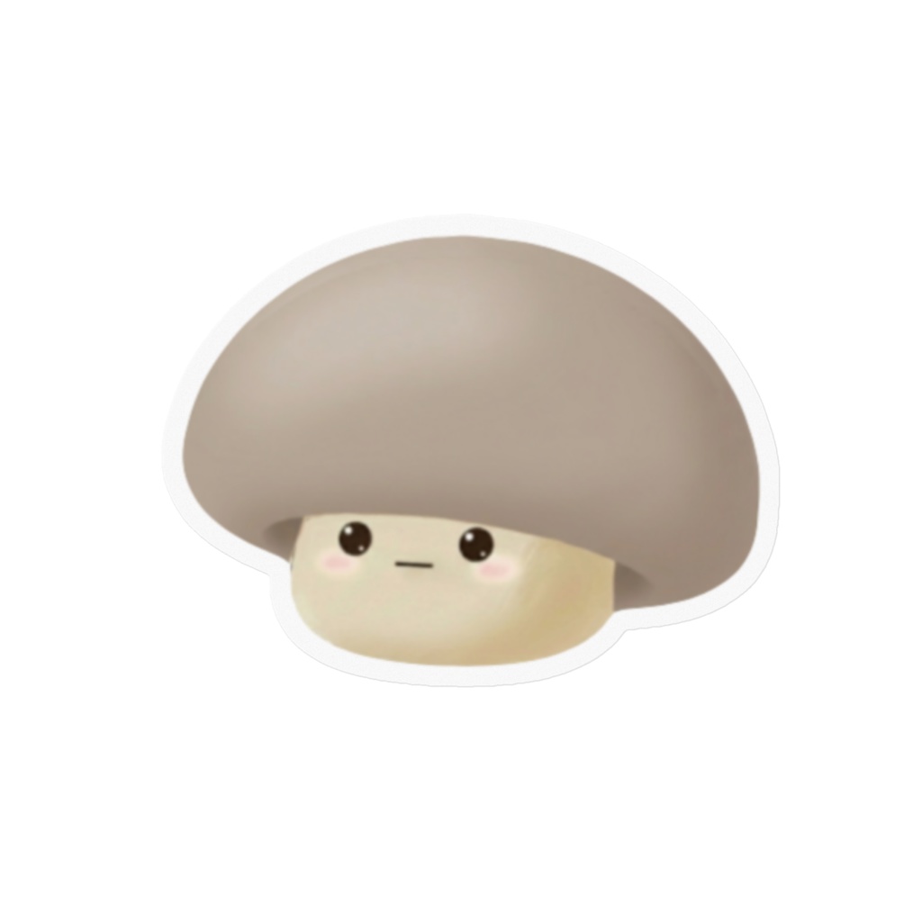 No.26 Mogu右向きシンプルステッカー(クリア)