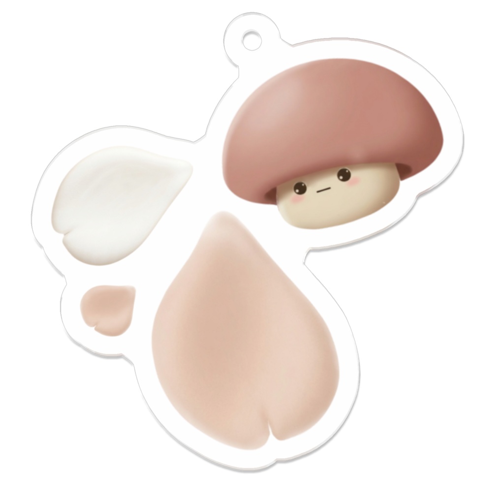 No.1 HInaと花びら アクリルキーホルダー