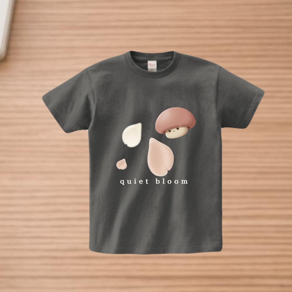 No.2 HInaと花びら(チャコール)