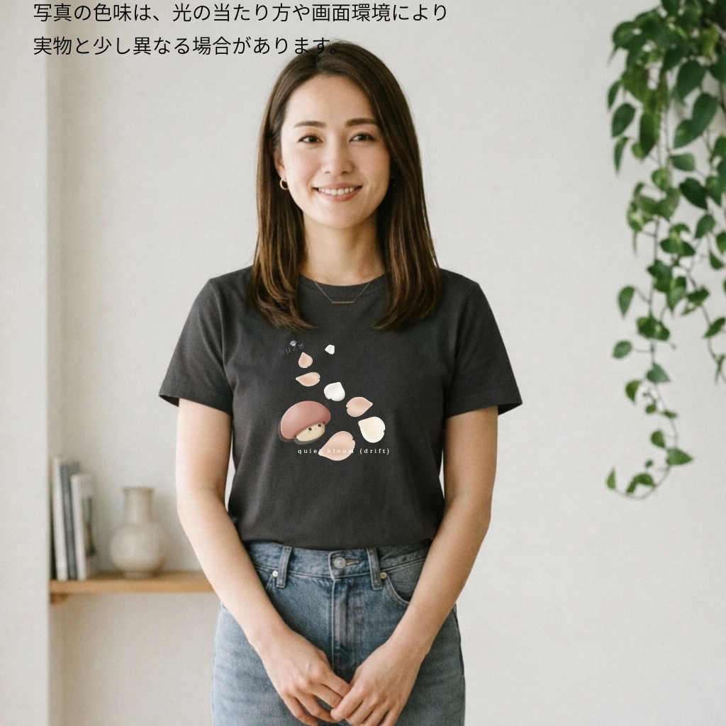 No.8 HInaとdriftTシャツ買って(チャコール)