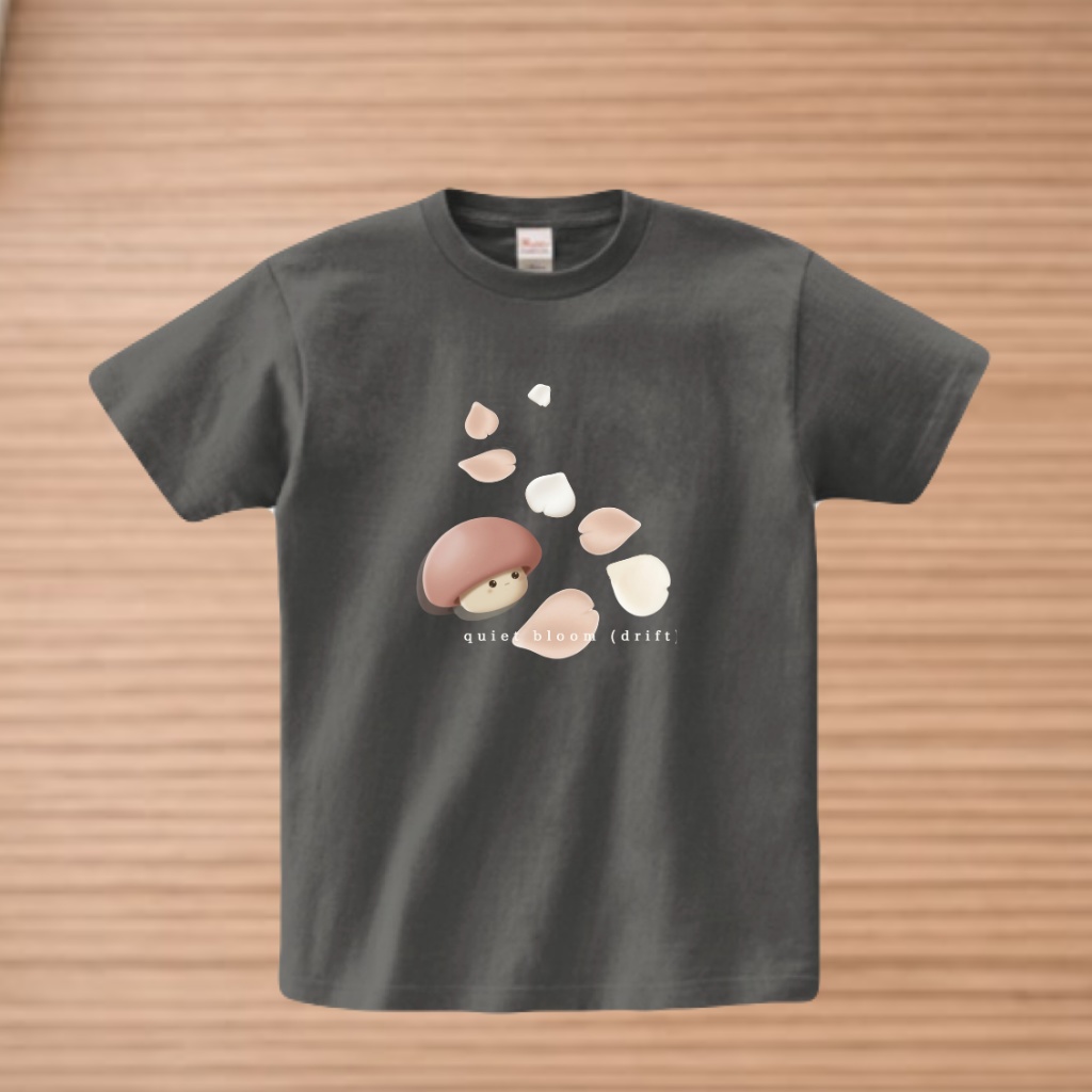 No.8  HInaとdriftTシャツ買って（チャコール）