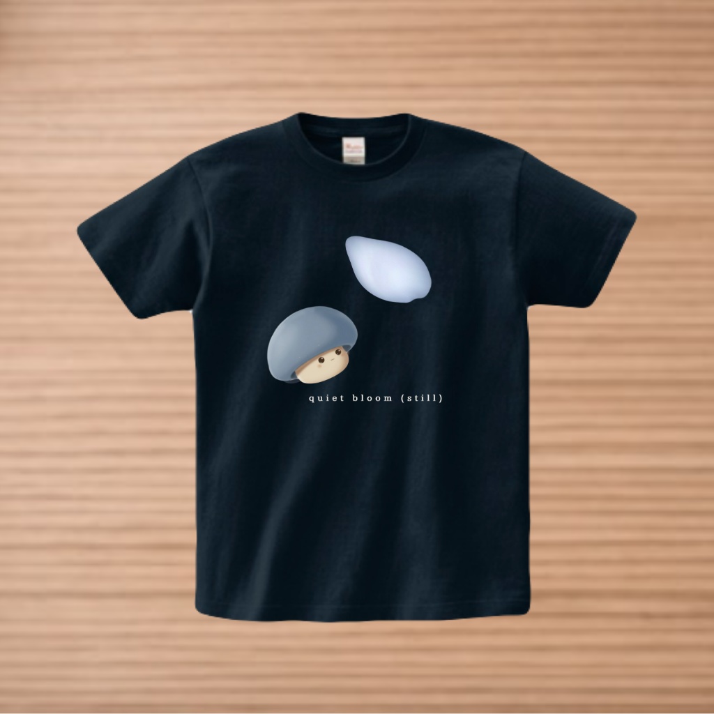 No.9 Suzuと花びら　still（ブラックT）