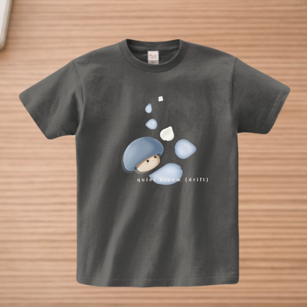 No.12 Suzuと花びら drift（チャコール）