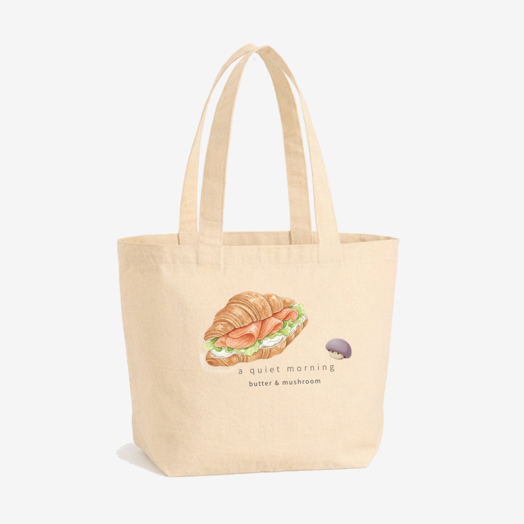 No.1 yoruとクロワッサン（ナチュラルトート）