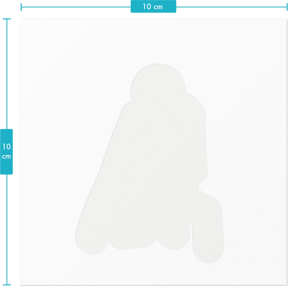 白音と妖精ポーズステッカー プロレスver