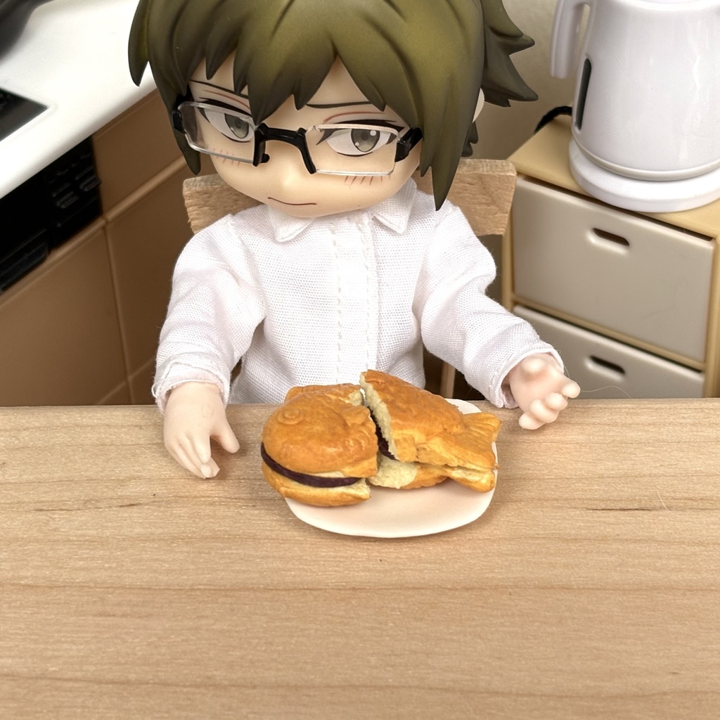 半分こたい焼き