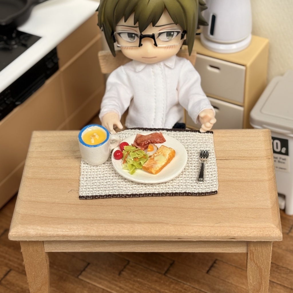 お泊まりした日の朝ごはん