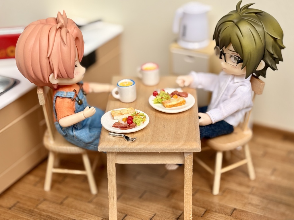 お泊まりした日の朝ごはん