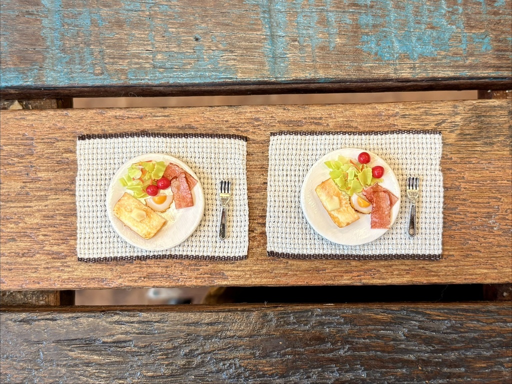 お泊まりした日の朝ごはん