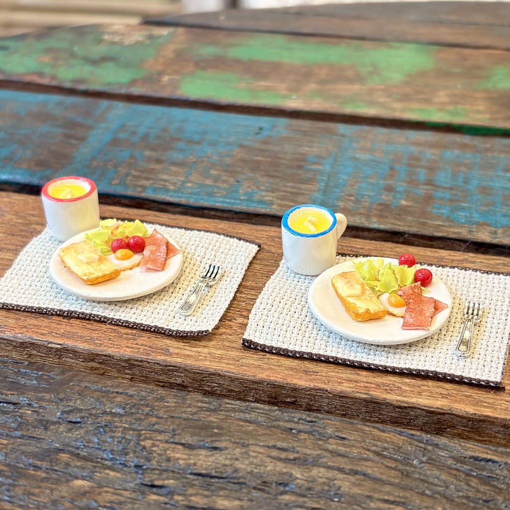お泊まりした日の朝ごはん