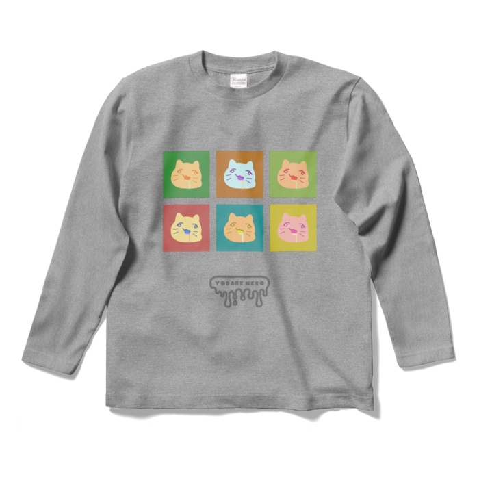 よだれねこ ロングT ポップアート