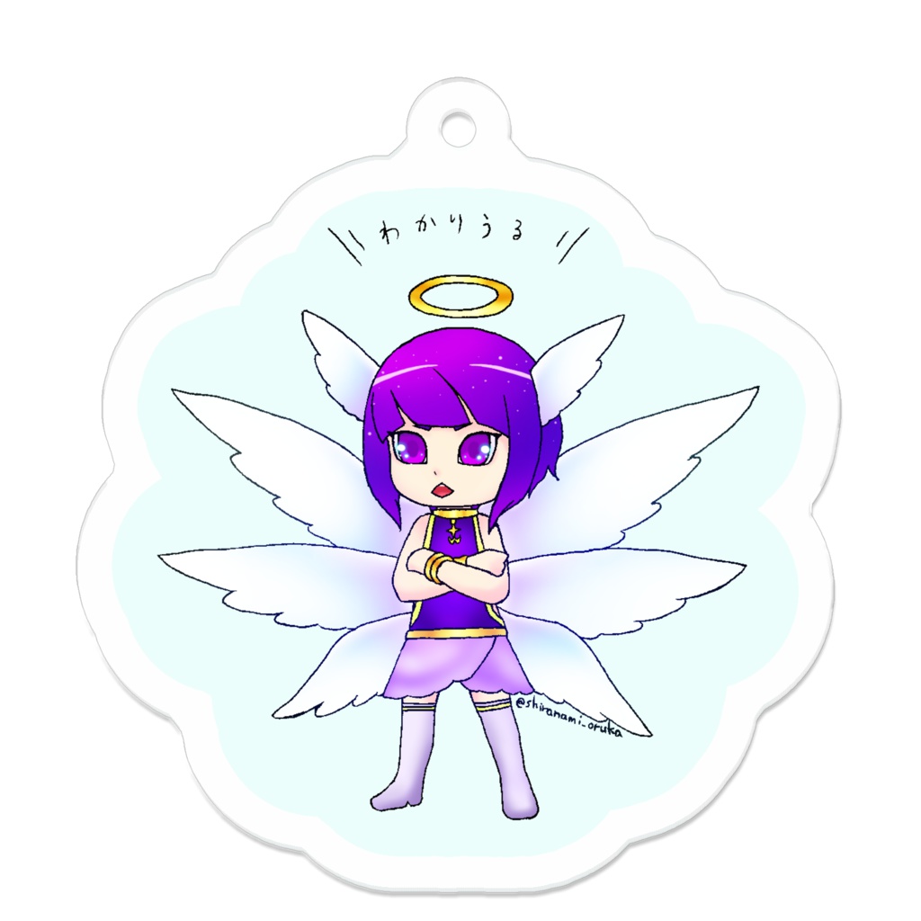 大天使ワカリウルちゃん:アクリルキーホルダー