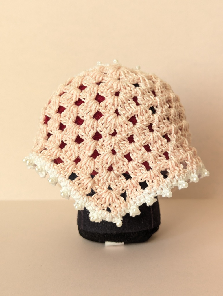 パールつきバブーシュカ|10cmぬい用