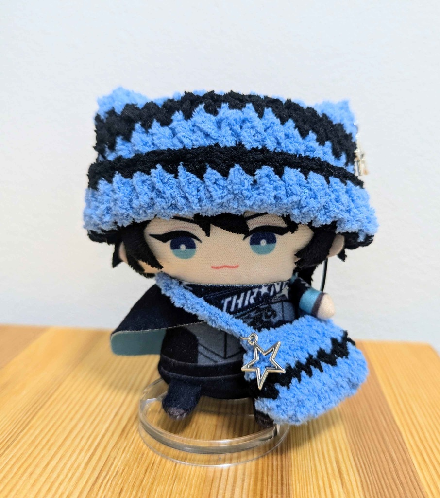 ねこみみ帽子とミニポシェットのセット｜10cm用