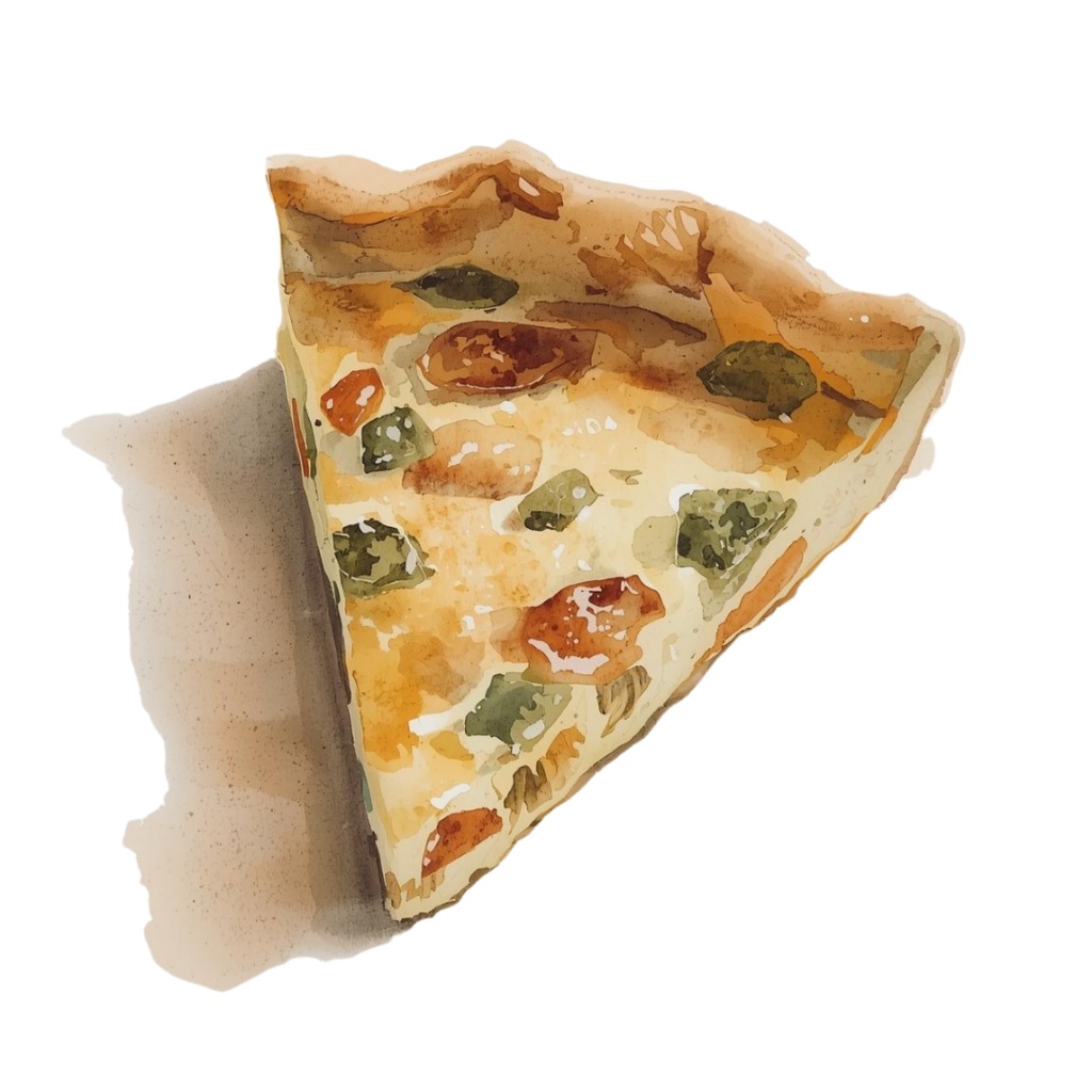 【背景透過PNG】カフェを彩る・水彩食材クリップアート10点セット