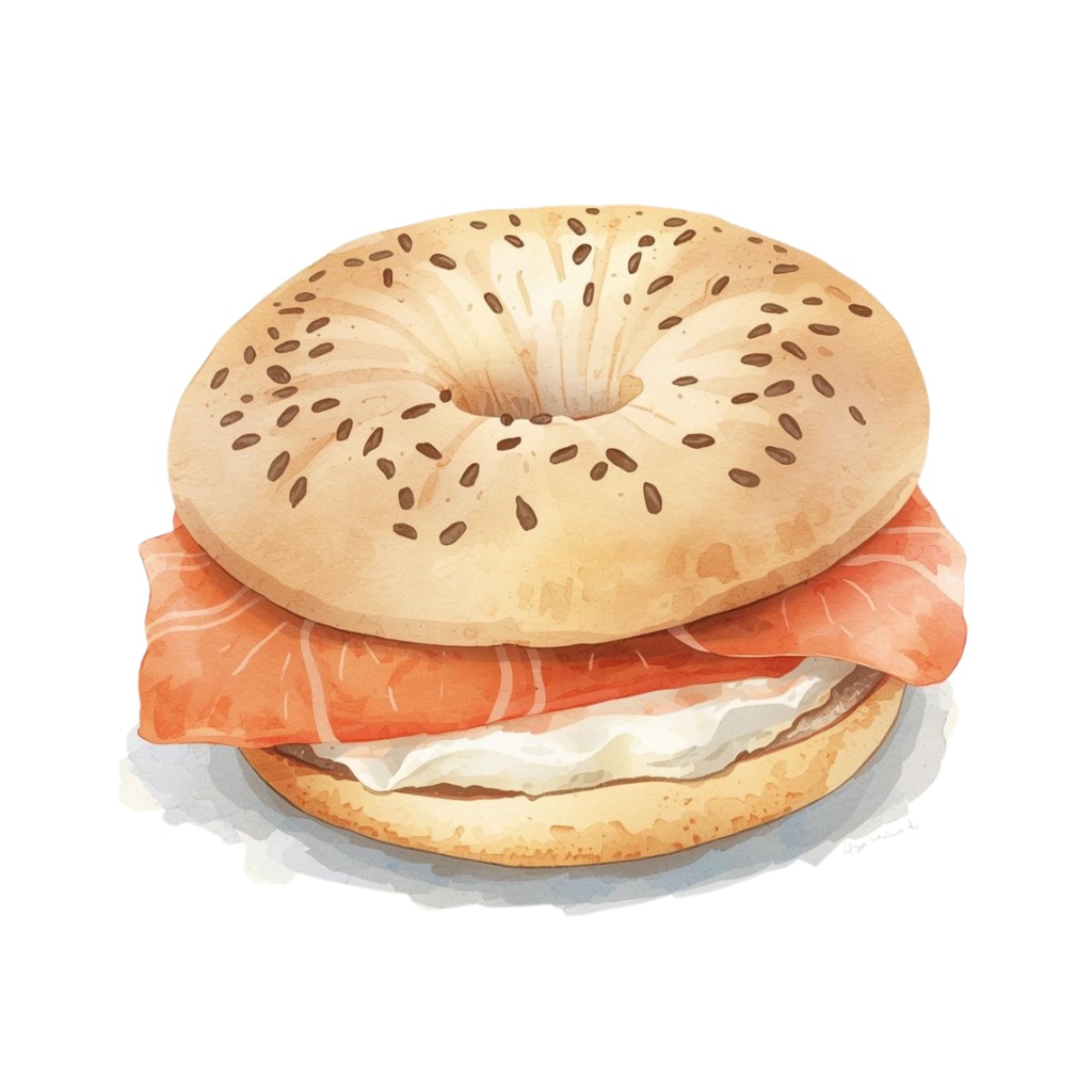 【水彩風】海辺のカフェを彩る食材クリップアート20点セット