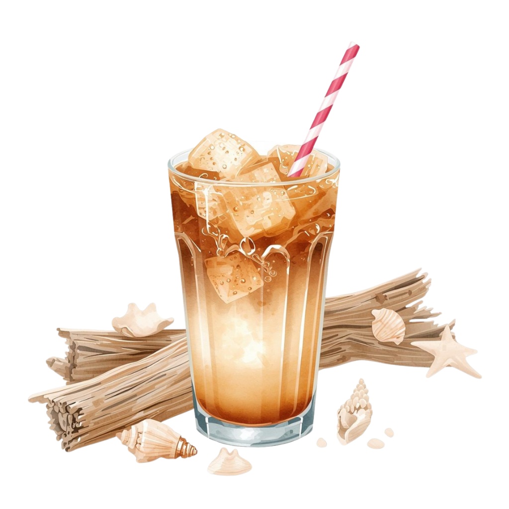 【水彩風】海辺のカフェを彩る食材クリップアート20点セット