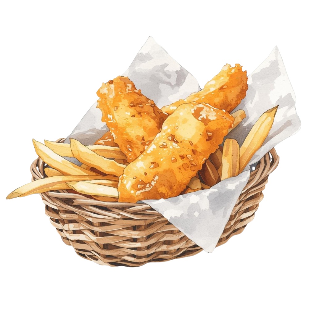 【水彩風】海辺のカフェを彩る食材クリップアート20点セット