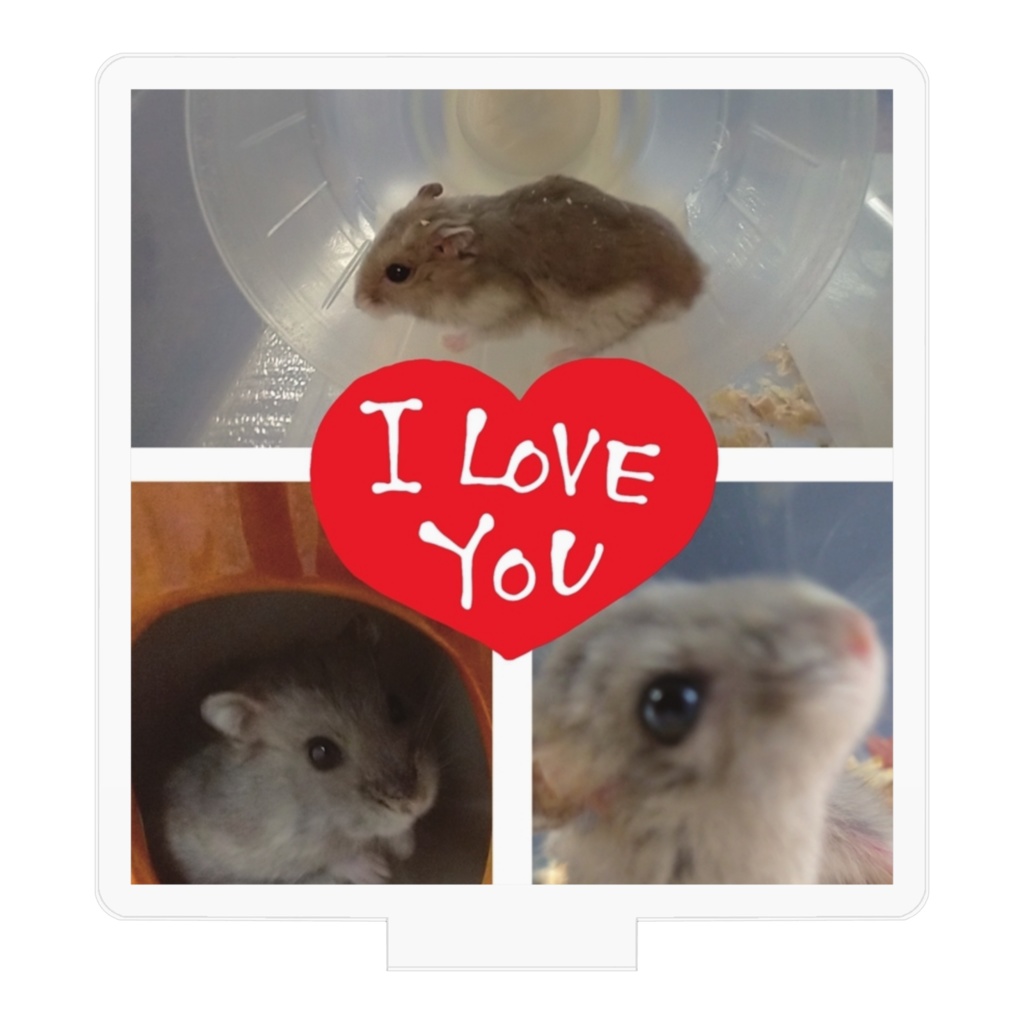 ハムスターアクリルフィギュア