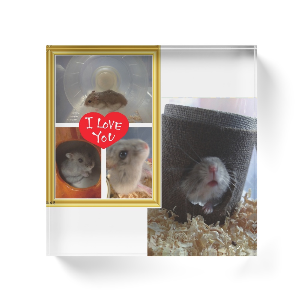 ハムスター(アクリルブロック)