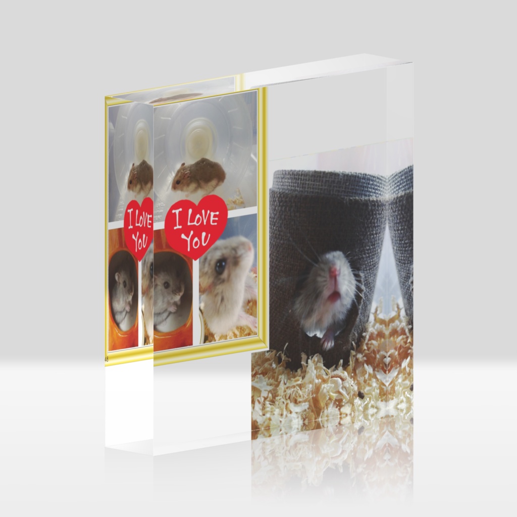 ハムスター（アクリルブロック）