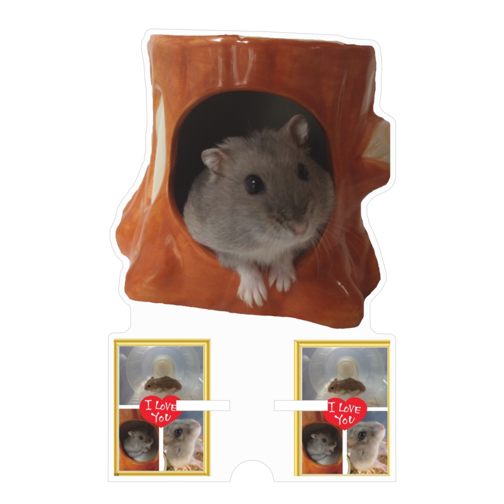 ハムスター(アクリルキースタンド)