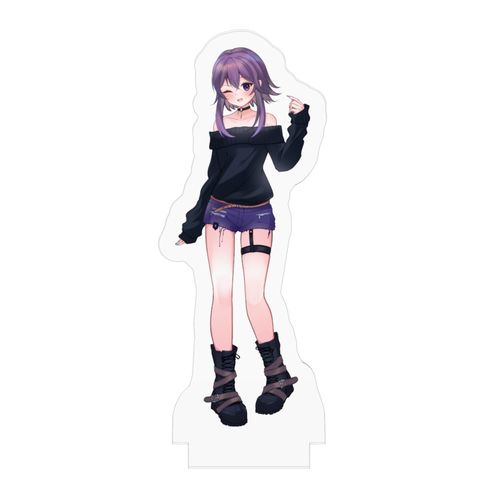黒ニットアクスタ(笑顔)