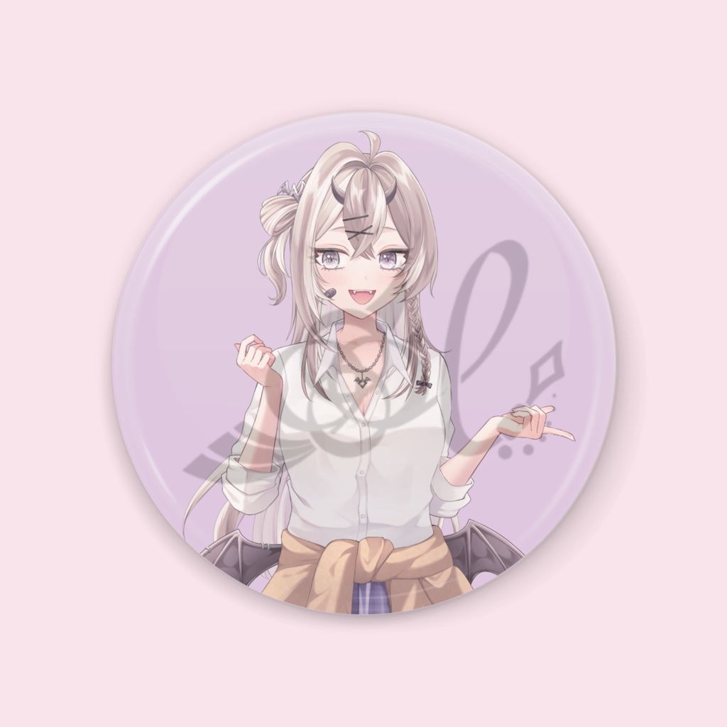 珀ちゅん缶ミラー【ガールズトーク】