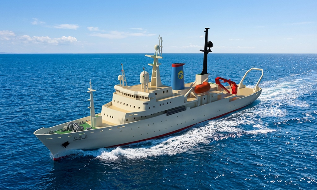 1/500 JAMSTEC 学術研究船「白鳳丸」