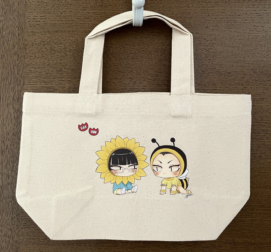 ゼラニコランチトート(お花&ハチ)