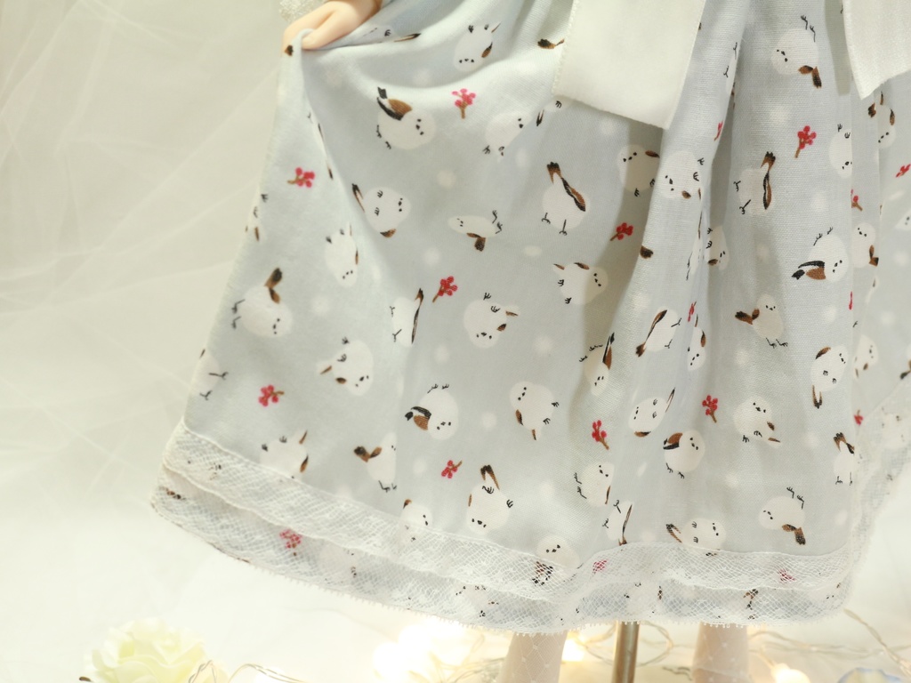 (展示)シマエナガといっしょset&お花畑set