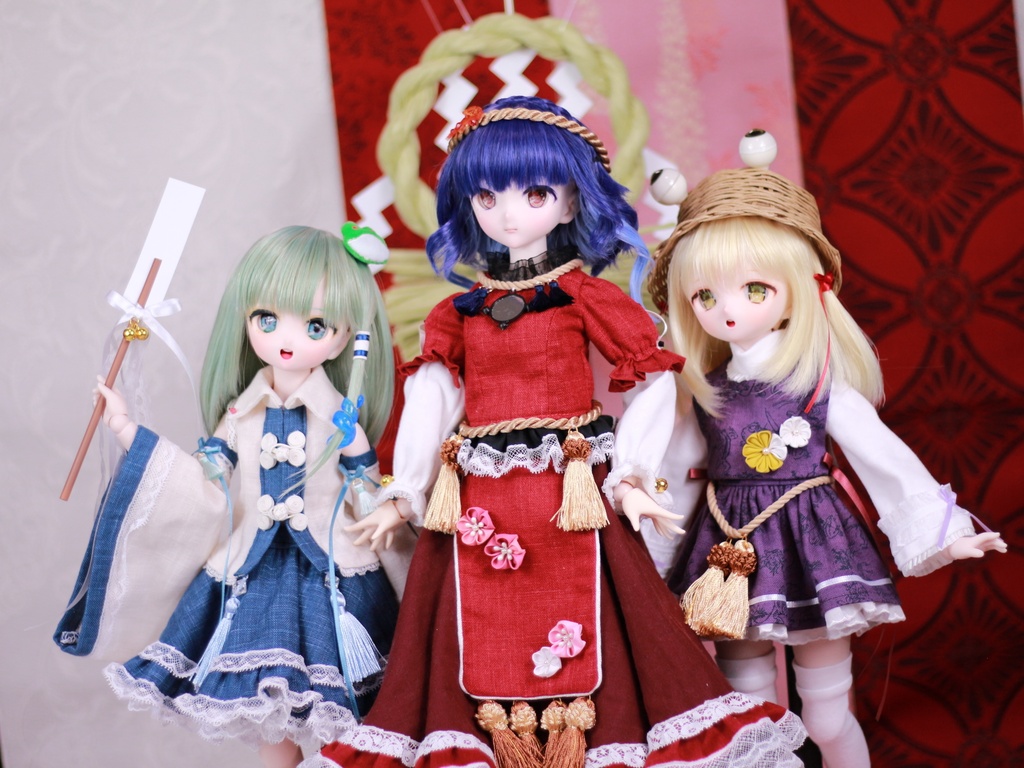 東方project 洩矢諏訪子 DDH-01 SW カスタムヘッド+MDDボディ+衣装一式+ウイッグ+靴 東方ドール