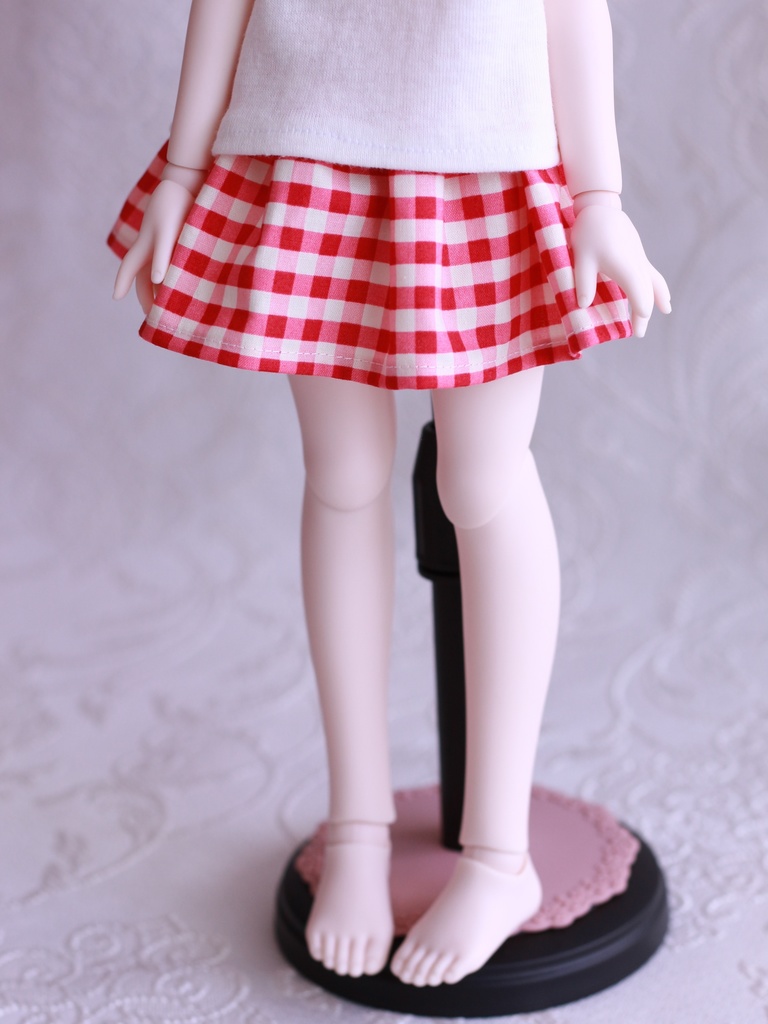 MDDサイズ チェックミニスカート