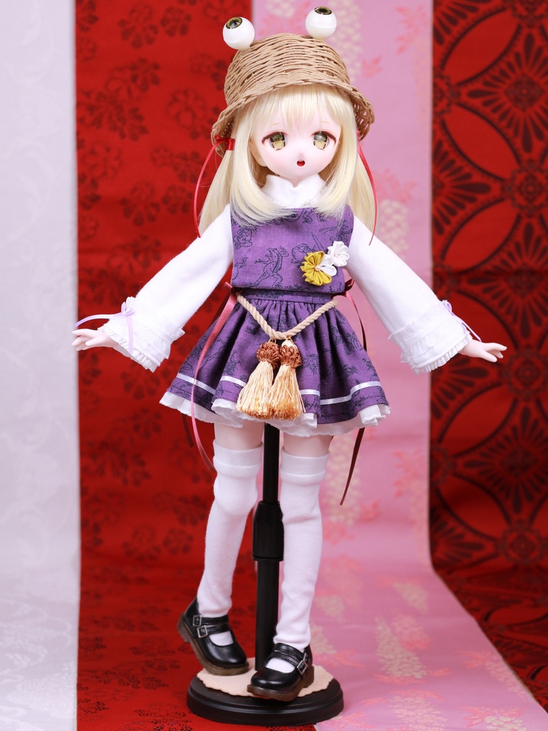 東方project 洩矢諏訪子 DDH-01 SW カスタムヘッド+MDDボディ+衣装一式+ウイッグ+靴 東方ドール