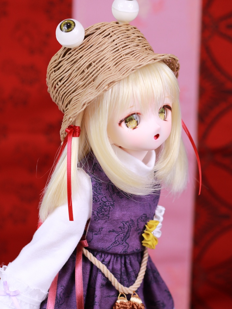 東方project 洩矢諏訪子 DDH-01 SW カスタムヘッド+MDDボディ+衣装一式+ウイッグ+靴 東方ドール