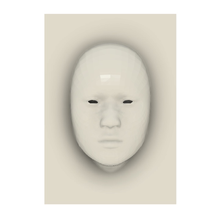 ただの不気味な顔