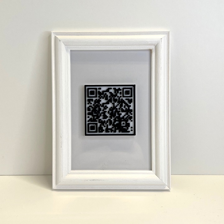 自分だけのオリジナル!立体QRコードのレリーフ