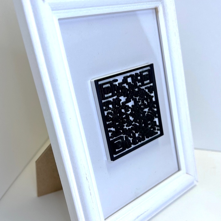 自分だけのオリジナル!立体QRコードのレリーフ