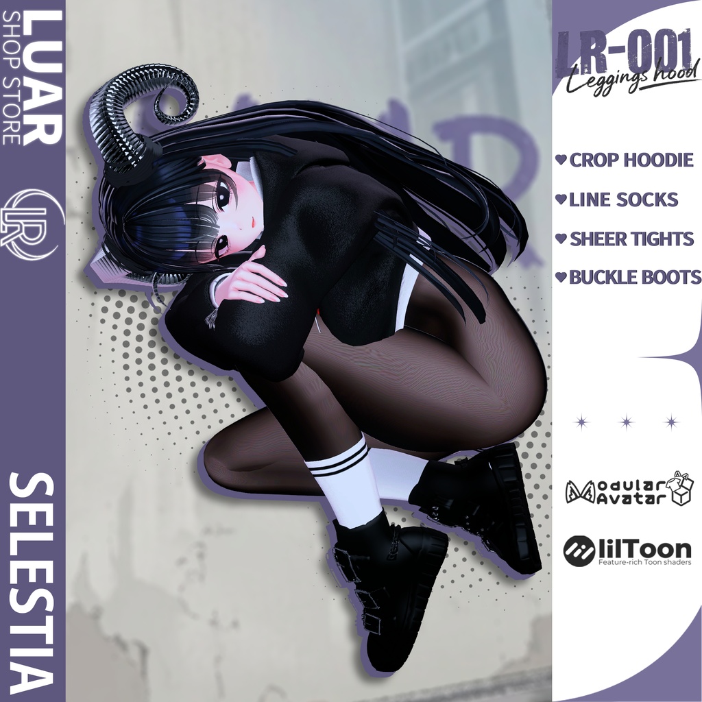 【17 Avatars】 LR-001 ✨Leggings hood✨