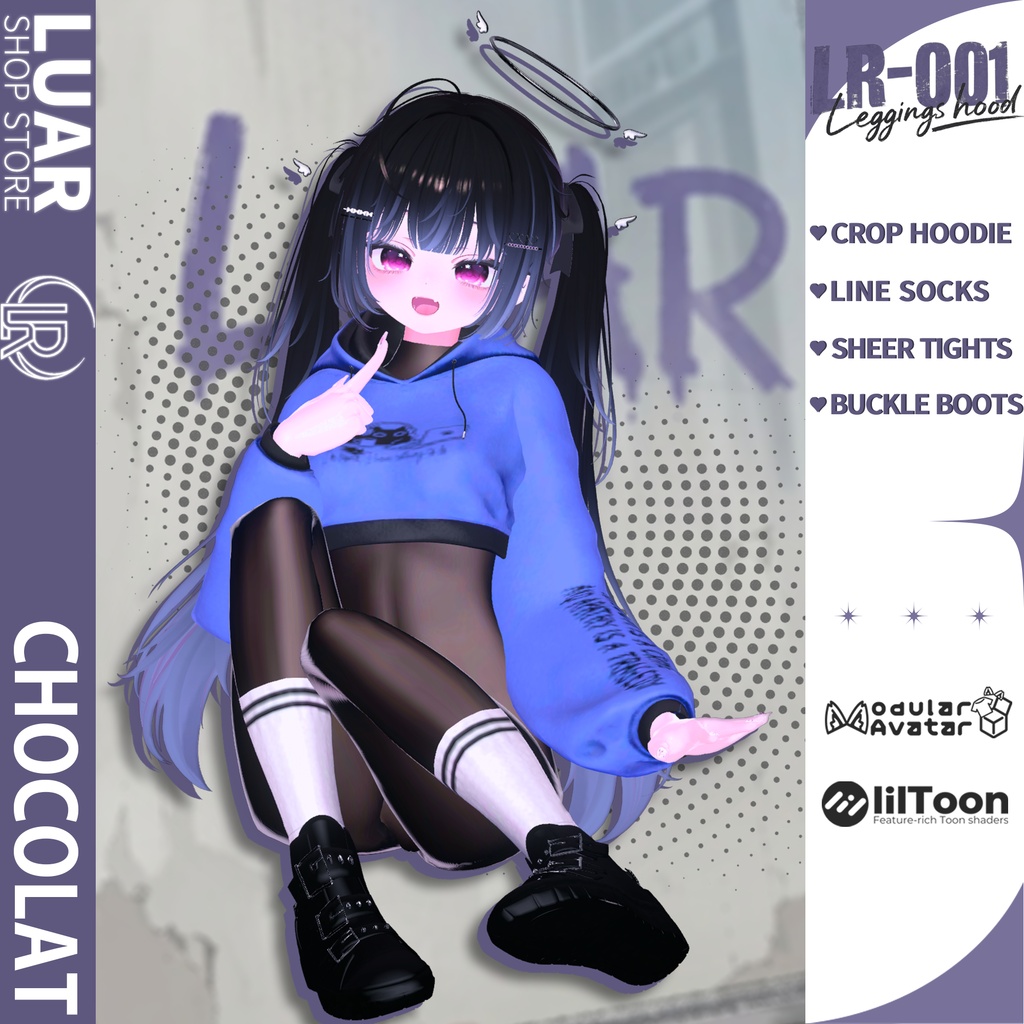 【17 Avatars】 LR-001 ✨Leggings hood✨