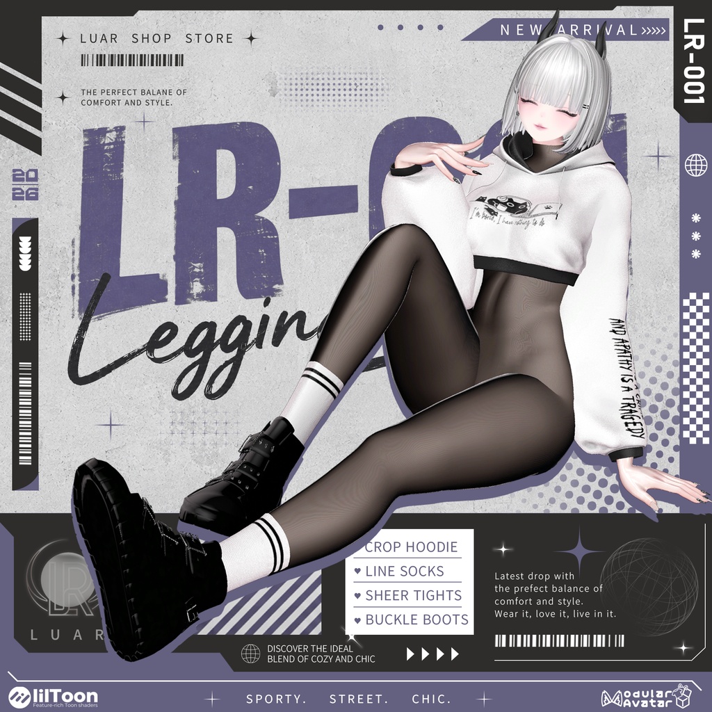 【17 Avatars】 LR-001 ✨Leggings hood✨