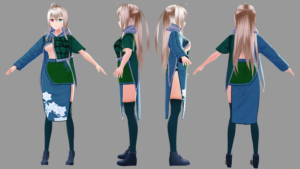 HentaiAnimeパーカー【Vroid用】