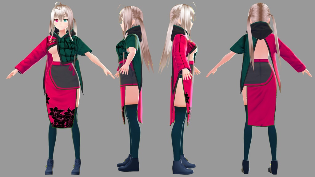 HentaiAnimeパーカー【Vroid用】