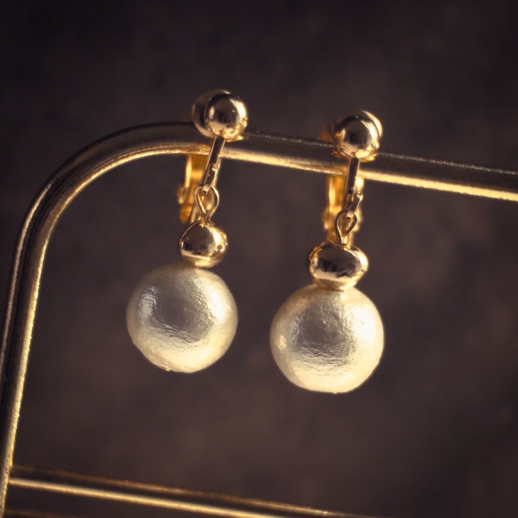 《白詠の儀 – しらたまの耳飾り – イヤリング》