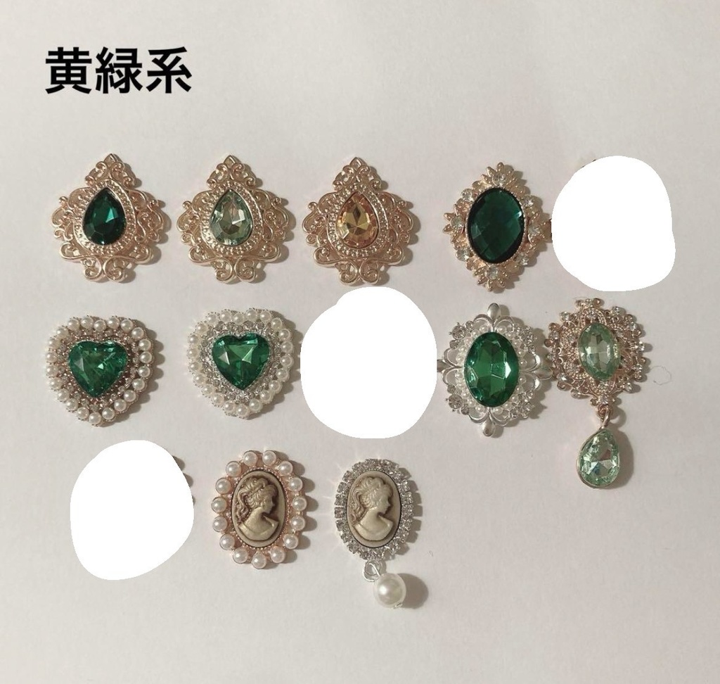 【500円OFF】硬質ケースデコB8サイズ センターパーツが選べる!ネイビーベロアのデコ