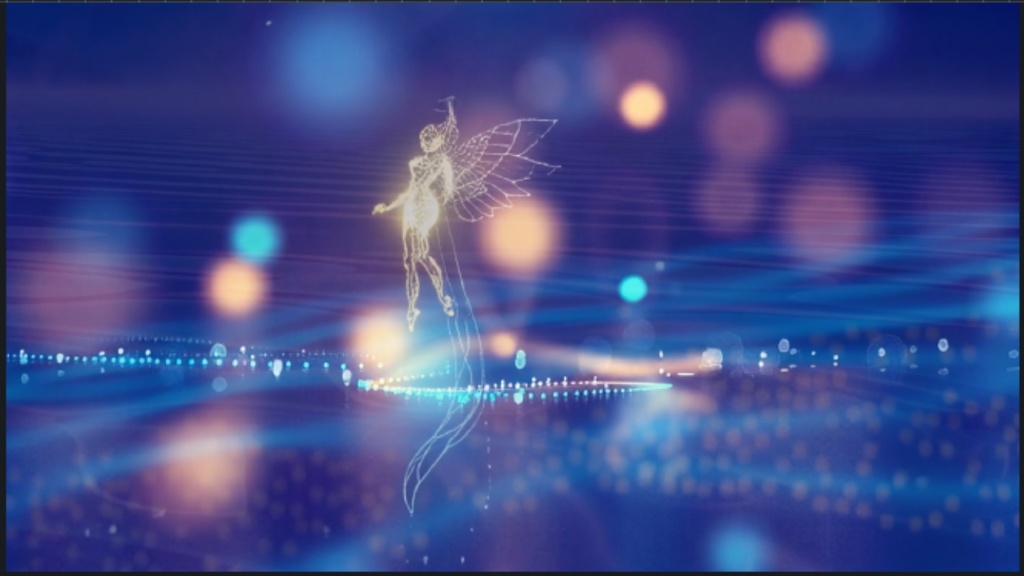 ダンスする妖精と蒼の光|アンビエント・ヒーリング音楽(WAV)