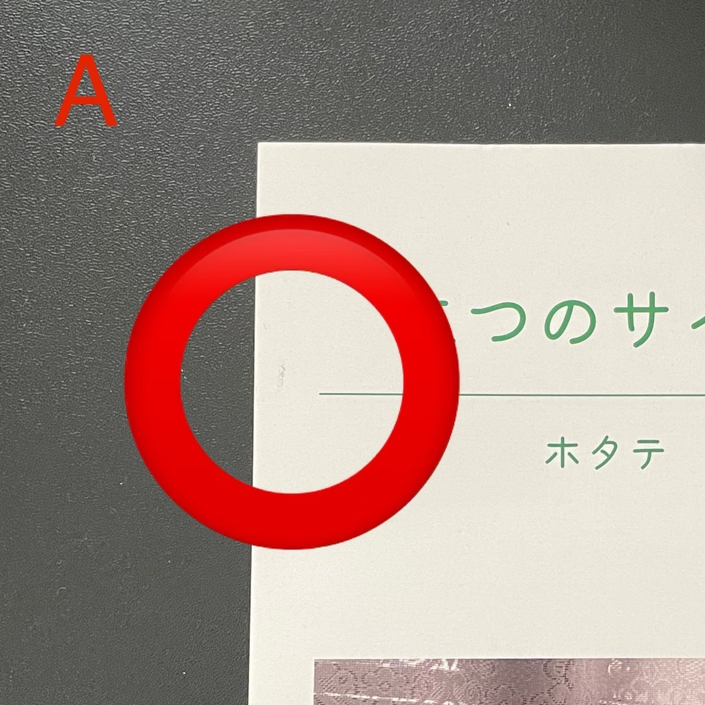 【ワケあり品】二つのサイン【あんしんBOOTHパック】